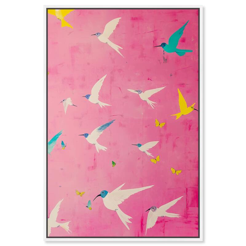 Soaring Sorbet Canvas by Art Remedy - 16" x 24" - White
