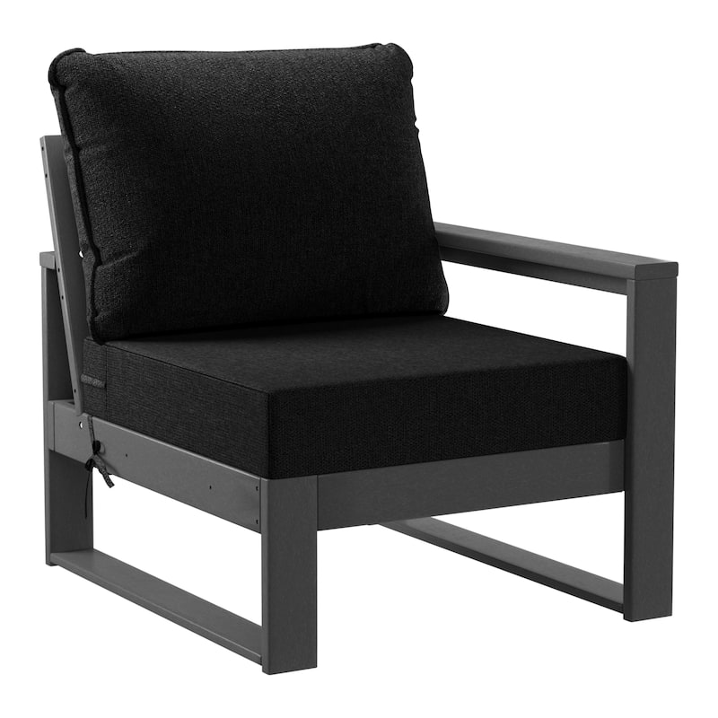 Endless Outdoor Patio Love Seat with Gray Frame
