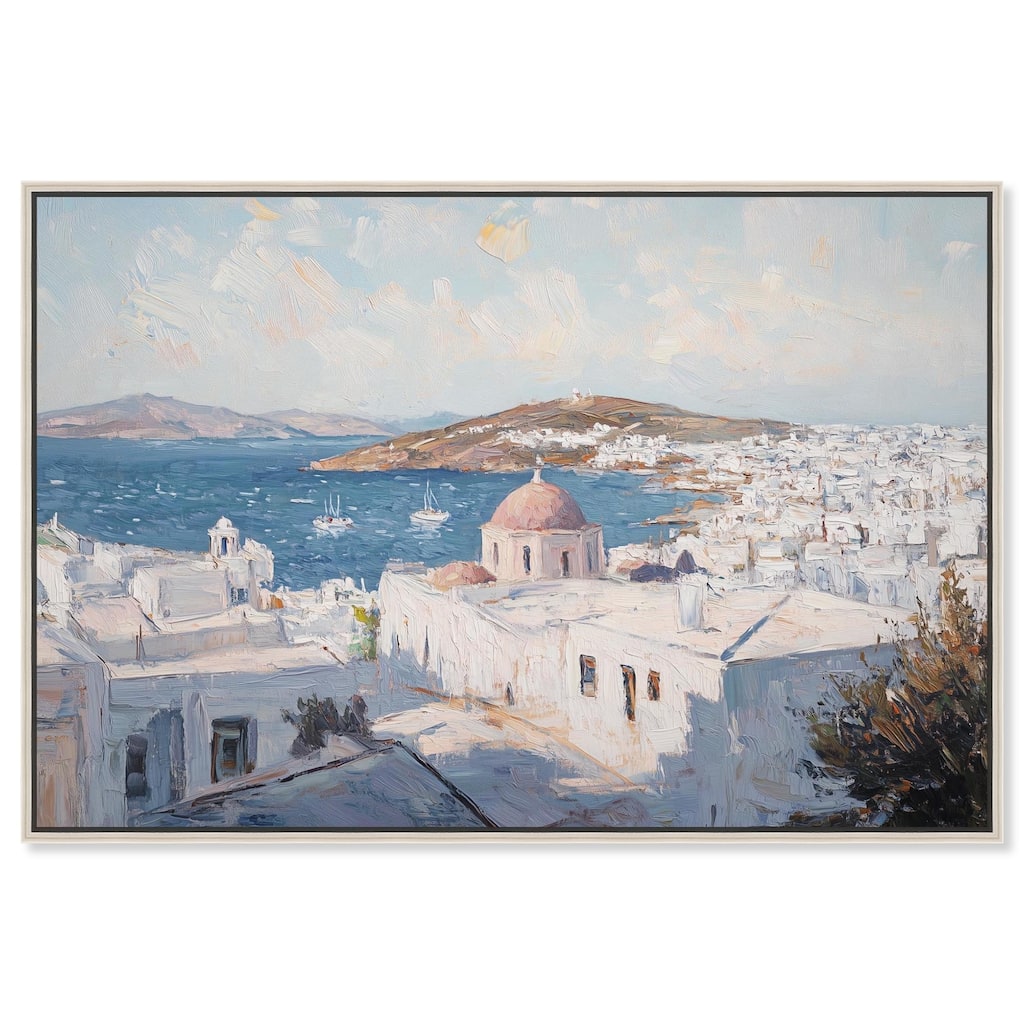 Early Morning Greece Canvas by Art Remedy