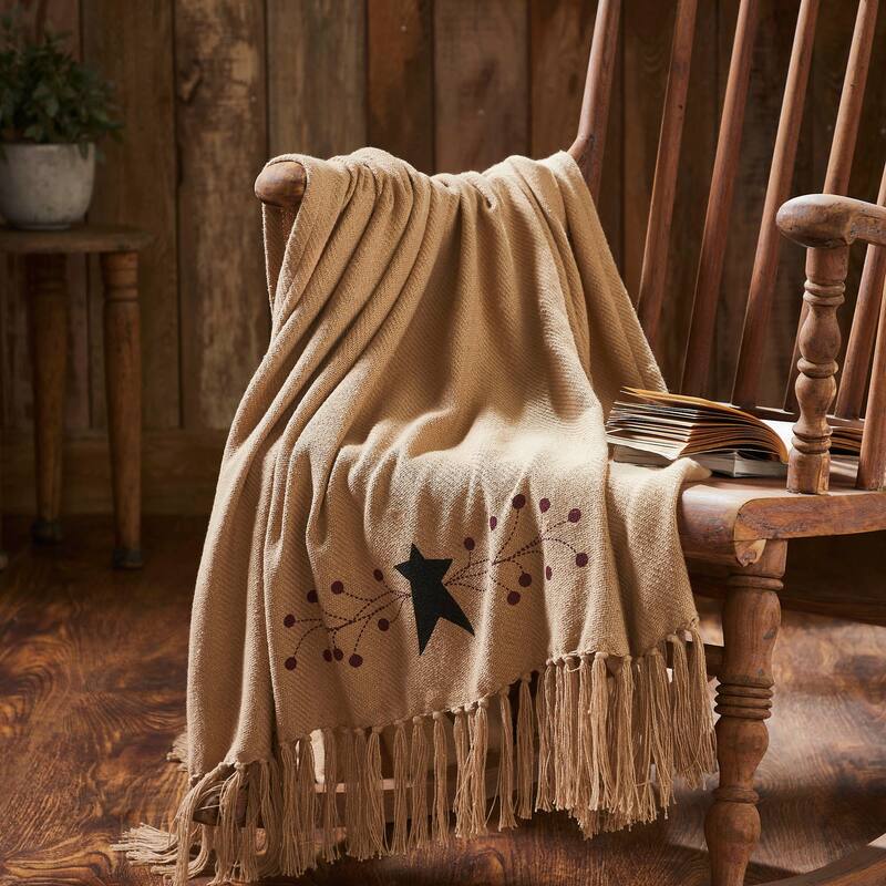 Pip Vinestar Woven Throw 50x60 - 50x60 - Tan