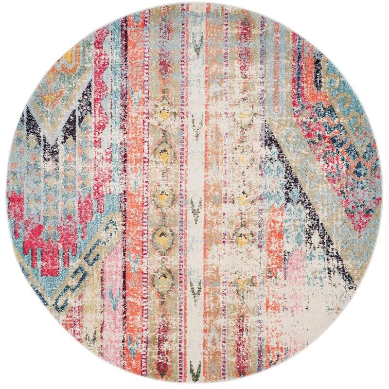 SAFAVIEH Monaco Lumturije Distressed Boho Rug
