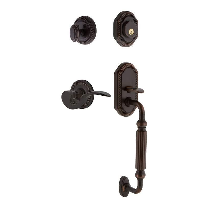 Nostalgic Warehouse Rope Right Handed Sectional Single Cylinder Keyed - Timeless Bronze