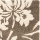 preview thumbnail 55 of 57, SAFAVIEH Florida Shag Hilde Floral 1.2-inch Thick Rug