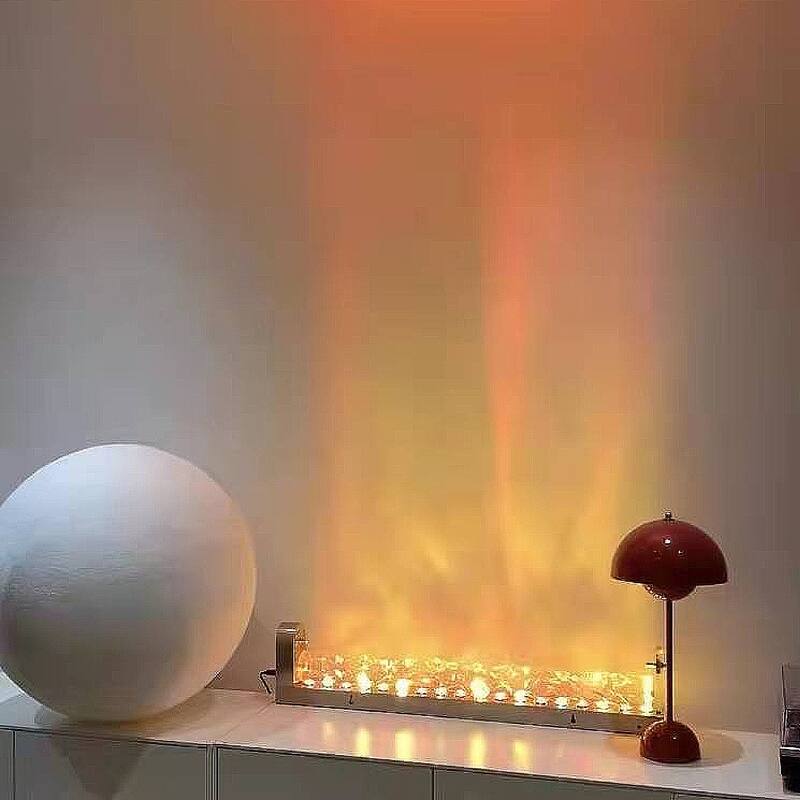 Contemporary Ocean Wave Floor Lamp Projector
