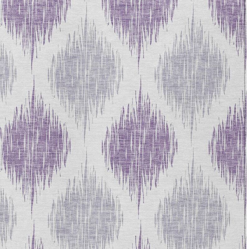 HomeRoots Ikat Transitional Rectangle Outdoor Rug