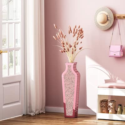 26.8"Pink Floor Vase