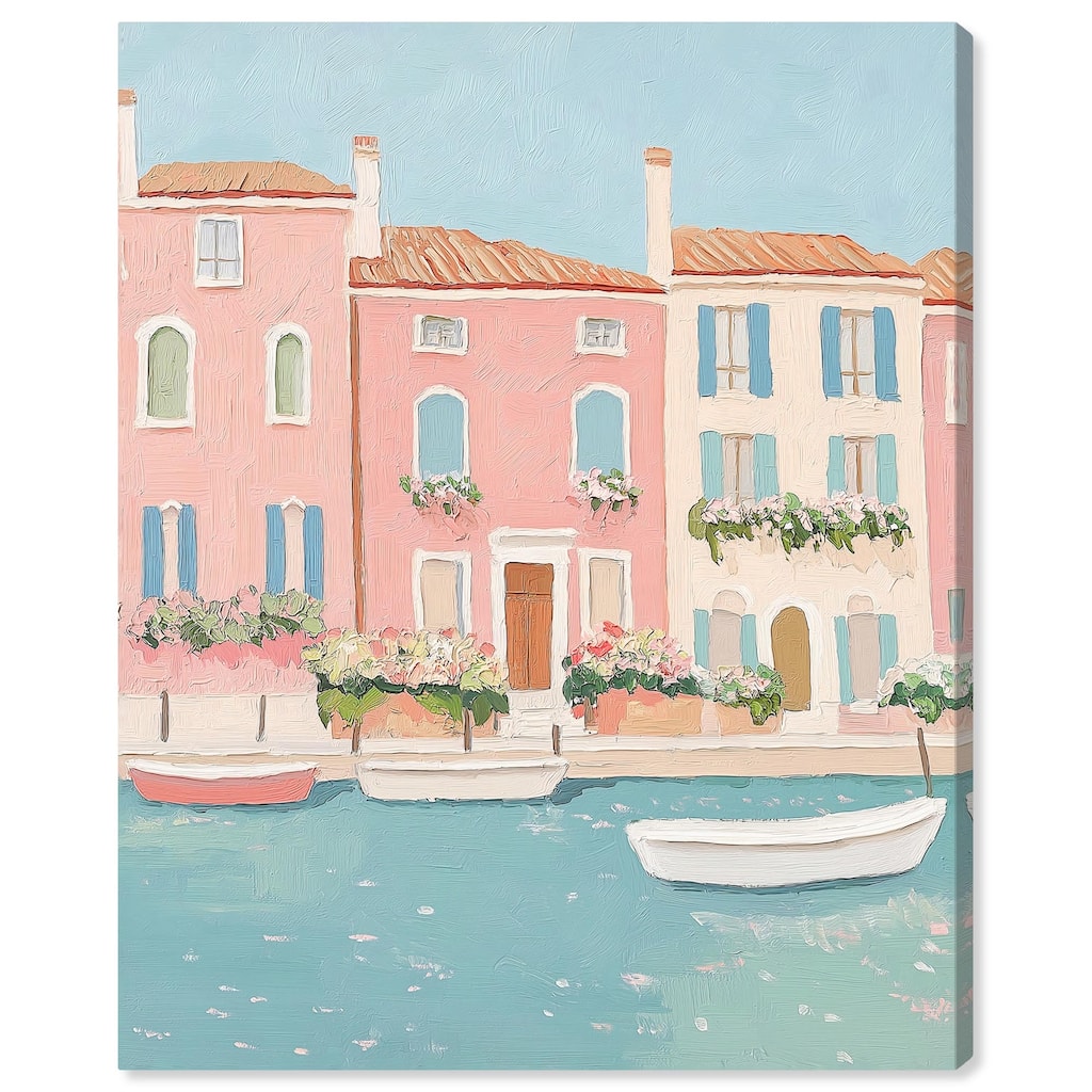 Adrift in Venice Canvas by Art Remedy, Gallery Wrapped