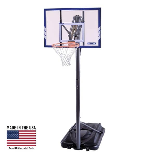 slide 2 of 11, Lifetime Adjustable Portable Basketball Hoop, 44 inch