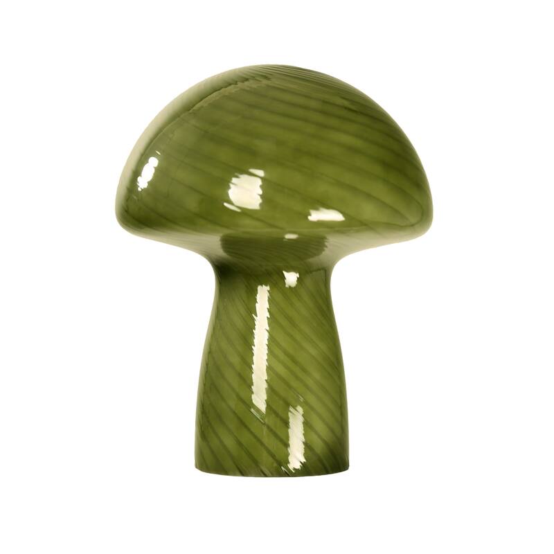 Mushroom Round Glass Table Lamp