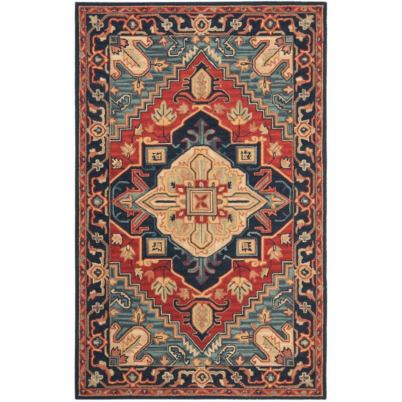 SAFAVIEH Handmade Heritage Shena Traditional Wool Rug