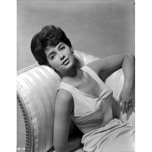 Shop Black Friday Deals On Suzanne Pleshette Reclining In Classic Photo Print Overstock 25390333