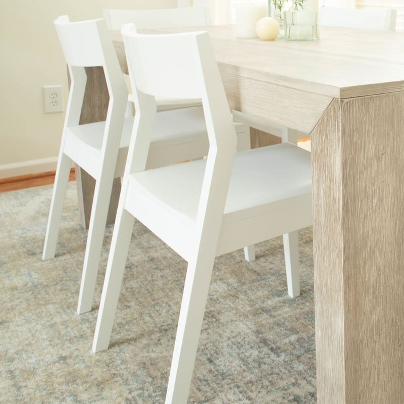 Plank and Beam Modern Solid Wood Dining Chair - Set of 2