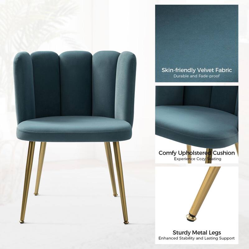 Anjela Side Chair with Tufted Back Set of 2