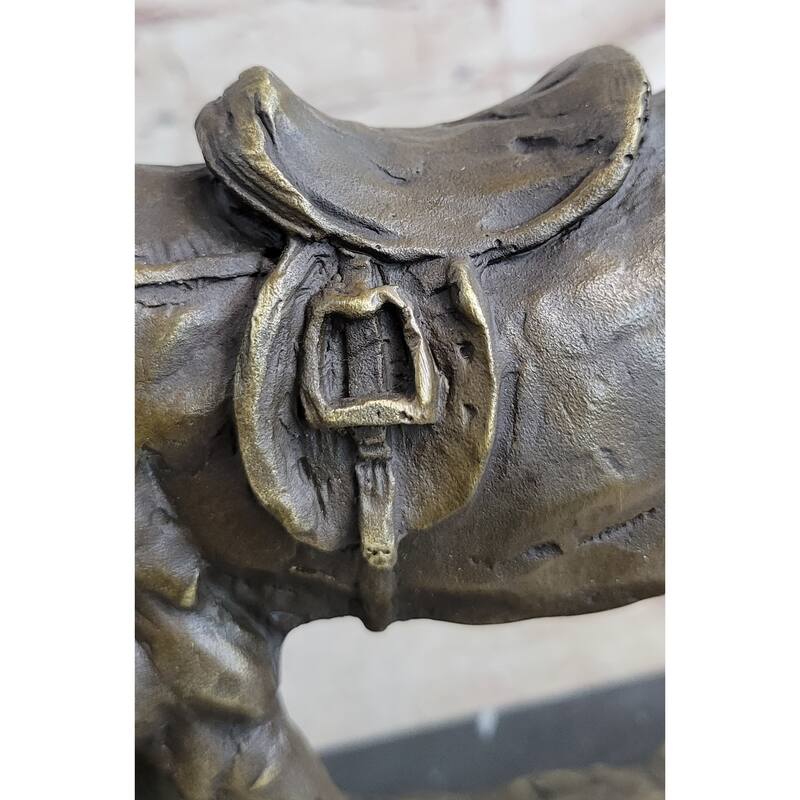 Friendship Between Imitative Horse Imitative Dog Bronze Statue Sculpture Equestrian Decor