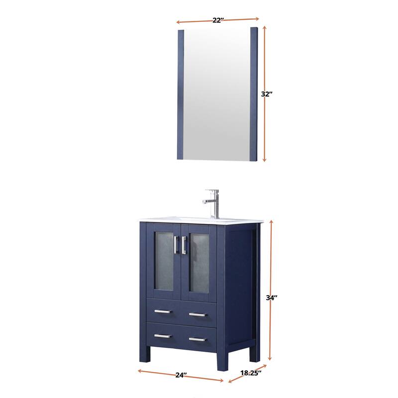 Volez 24 in W x 18.25 in D Bath Vanity