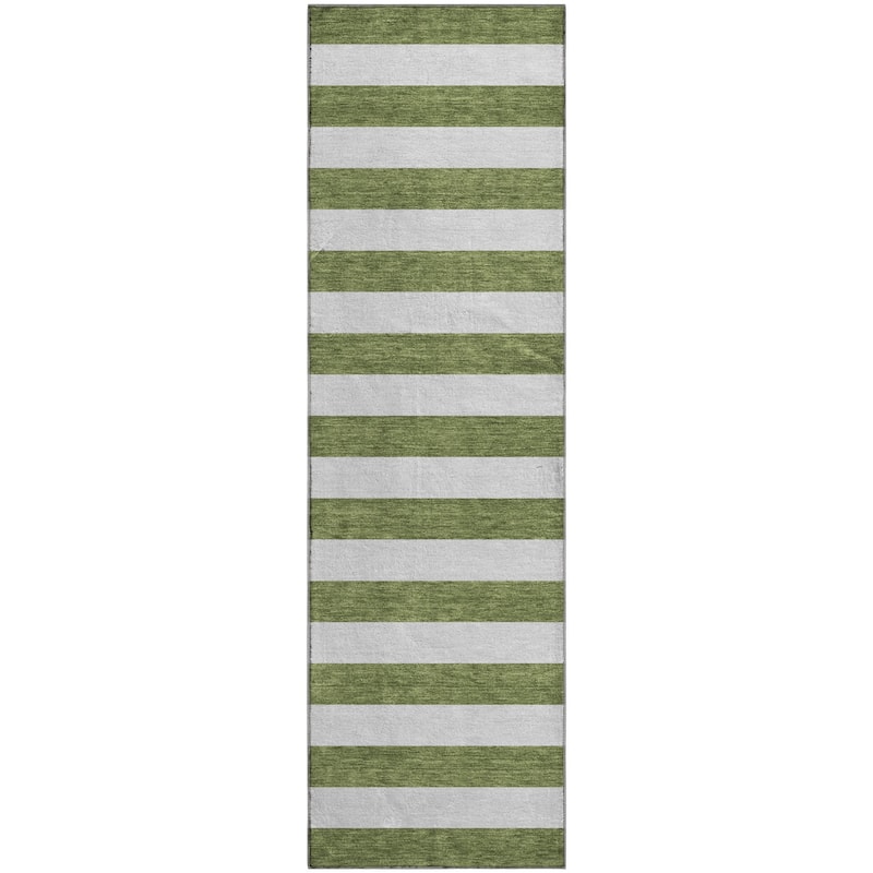 Premium Washable Super Soft Cabana Stripe Mayfield Rug