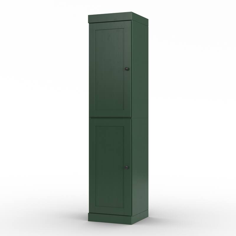 Palace Imports 100% Solid Wood 16.5" Bathroom Storage Cabinet with Shaker Doors and Adjustable Shelves