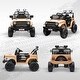 preview thumbnail 18 of 25, Qaba 12V Ride On Truck, Battery Powered Kids Electric Car with Spring Suspension, Remote, LED Headlights, Horn, USB Music