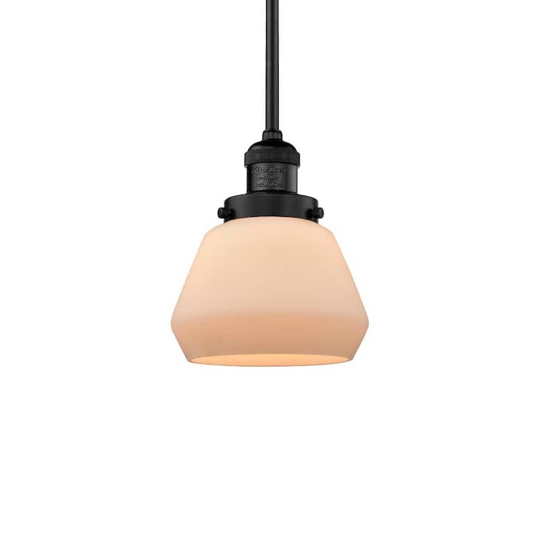 Innovations Lighting Fulton Single Light 7" Wide Mini Pendant with