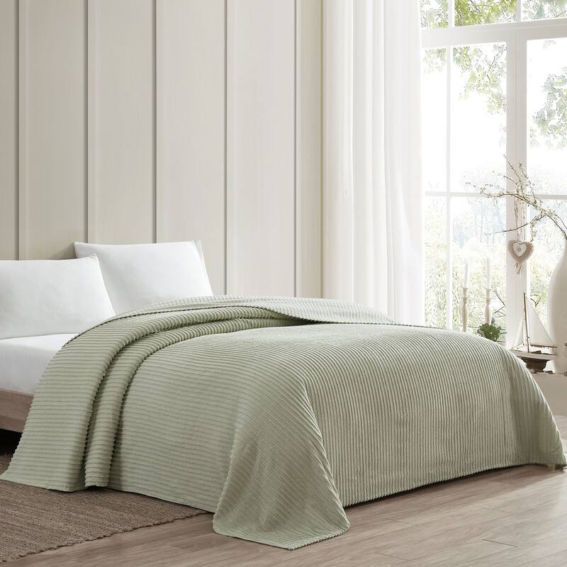 Channel Chenille Bedspread