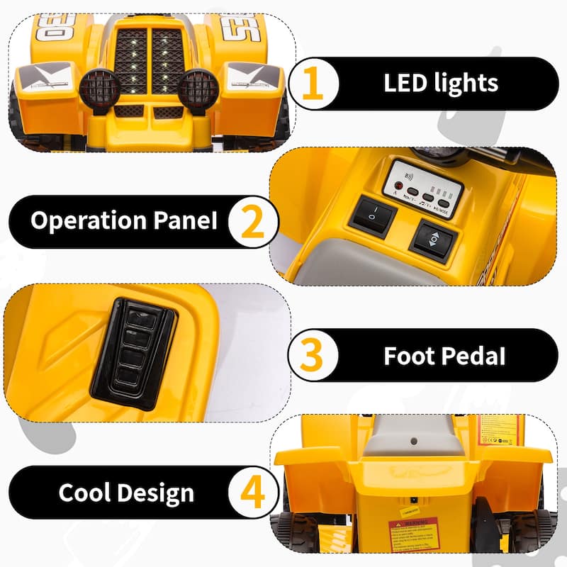 6V Ride On Toy Car for Kids