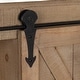 preview thumbnail 25 of 26, Cates Decorative Wood Wall Cabinet with Vanity Mirror and Barn Door