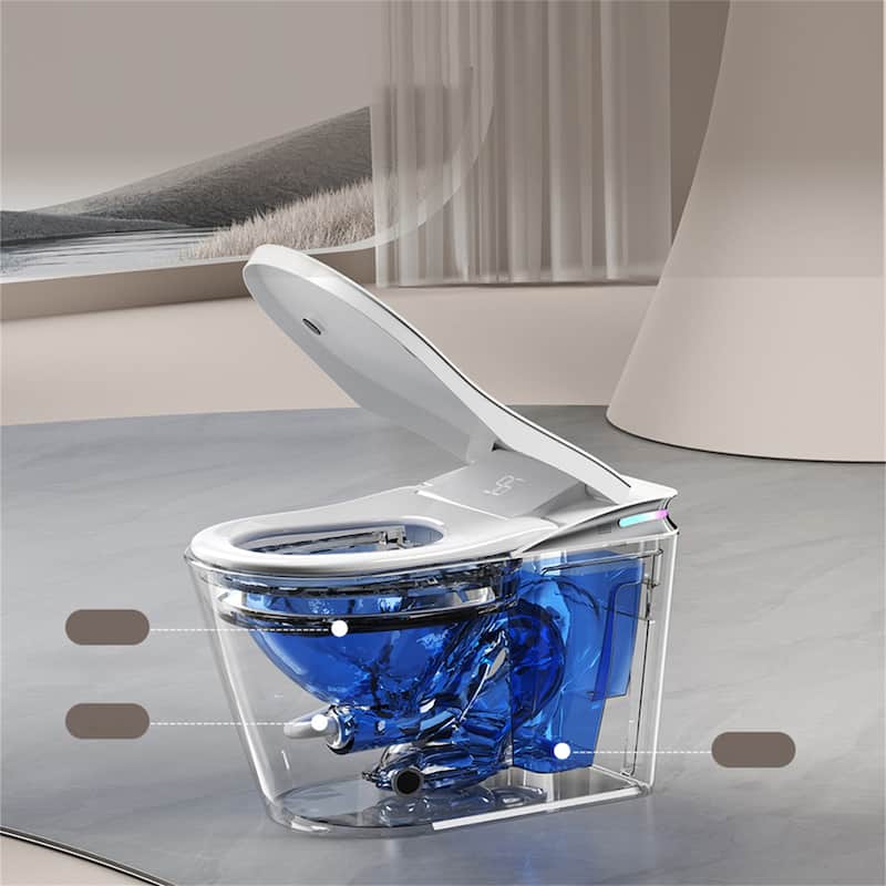 Smart Toilet with Foot Sensor & Auto Opening
