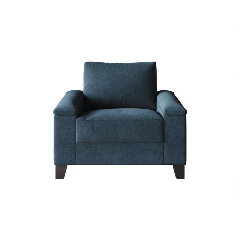 CraftPorch Simple Style Linen Upholstered 3-Piece Living Room Set