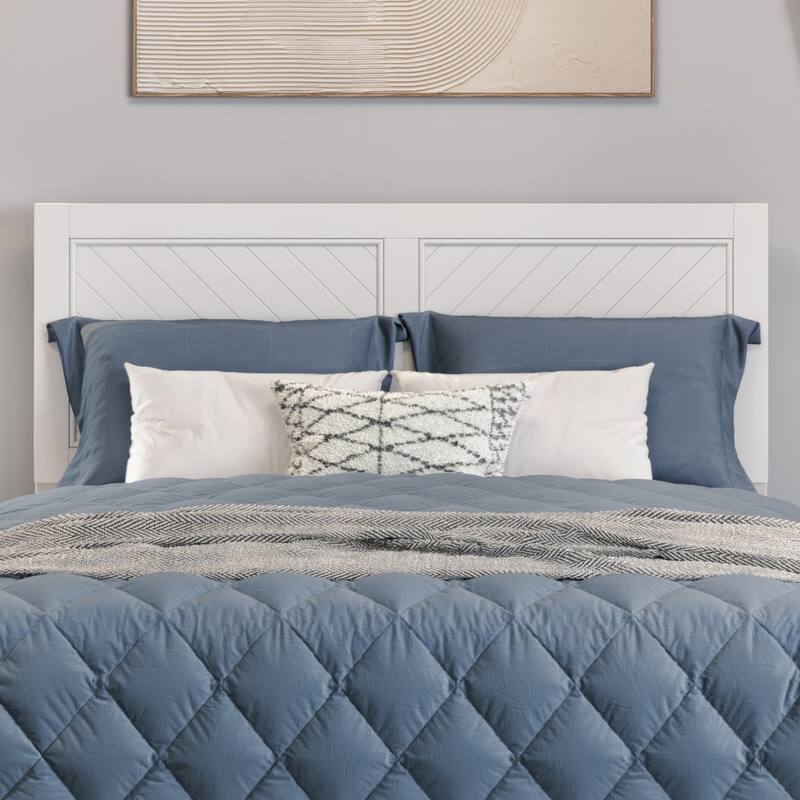 AFI Canyon Full Platform Bed with Footboard & Storage Drawers in White