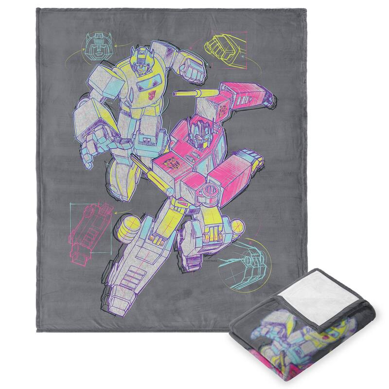 Hasbro Transformers Silk Touch Throw Blanket