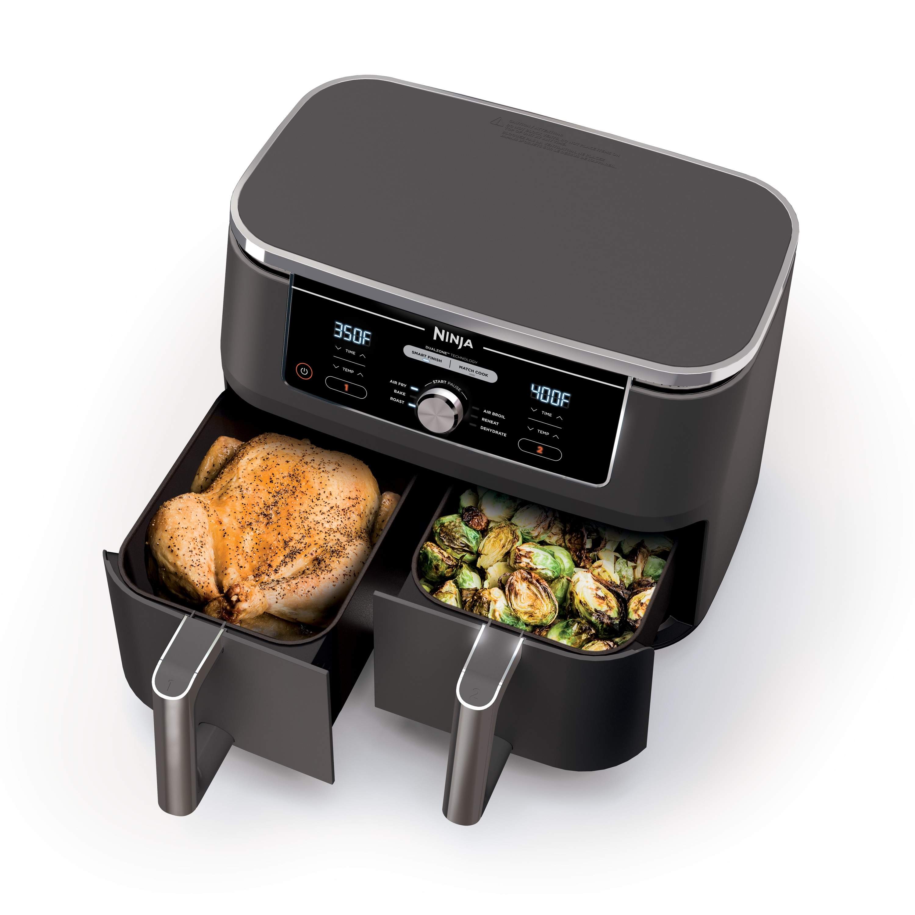 ブリーフィング　バンジョーとカズイー Ninja Foodi 6-in-1 10-qt. XL 2-Basket Air Fryer with Dual Zone