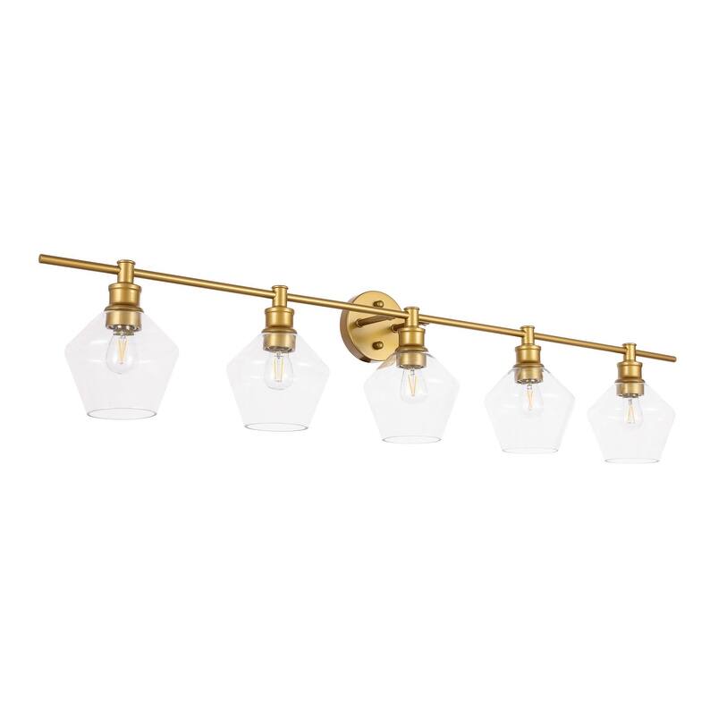 Carson Carrington Ullerslev 5-Light Clear Glass Wall Sconce