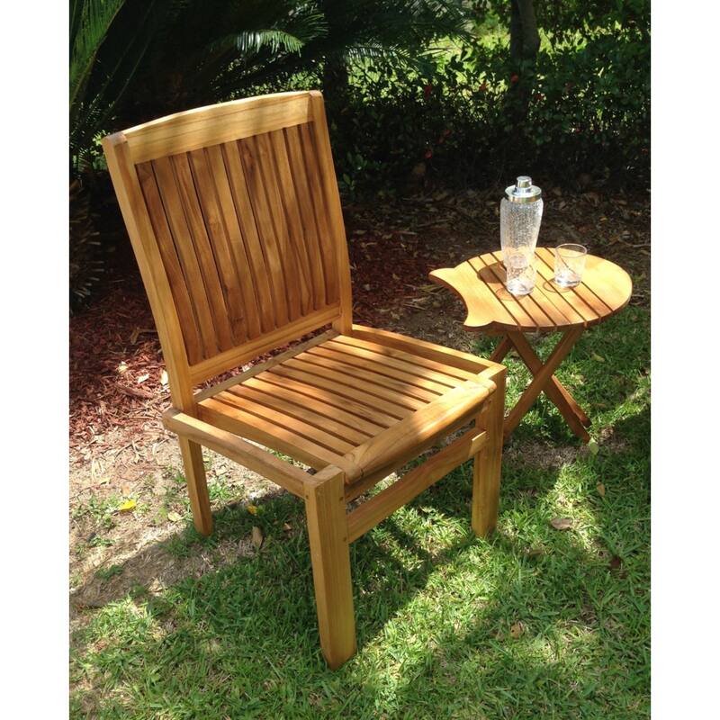 Chic Teak Belize Teak Wood Indoor/ Outdoor Dining Side Chair