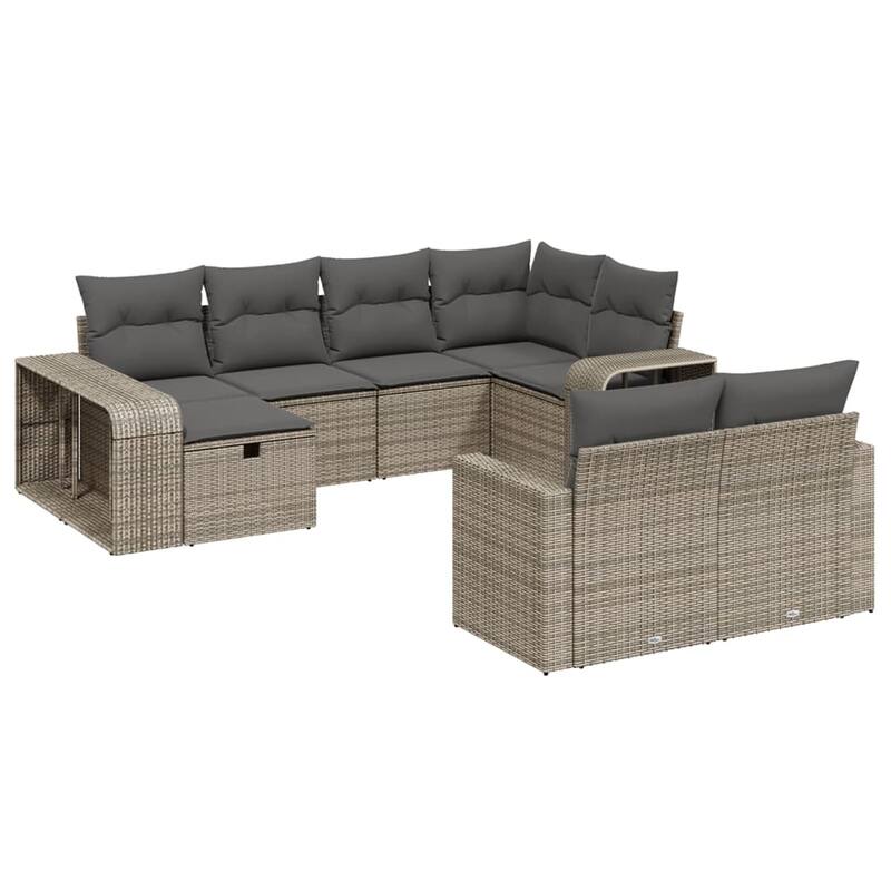 10-11 Piece Modular Garden Sofa Set