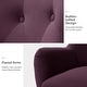 preview thumbnail 65 of 107, Eusebio Tufted Velvet Accent Chair with Wingback, Arms, and Metal Gold Legs for Living Room or Bedroom by HULALA HOME