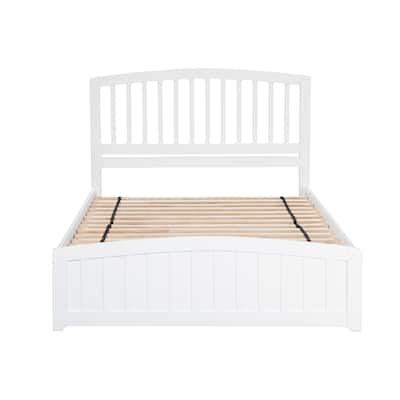 Platform Bed with Storage - Modern Design, No Box Spring Needed, Stylish Footboard