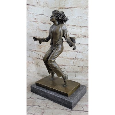 Michael Jackson On His Toes Bronze Sculpture Statue Figure Collectible Dancer