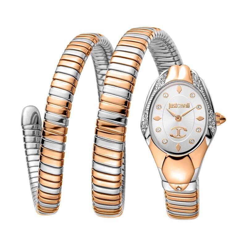 Just Cavalli Women's JC1L185M0075 Quartz Watch - Two-Tone