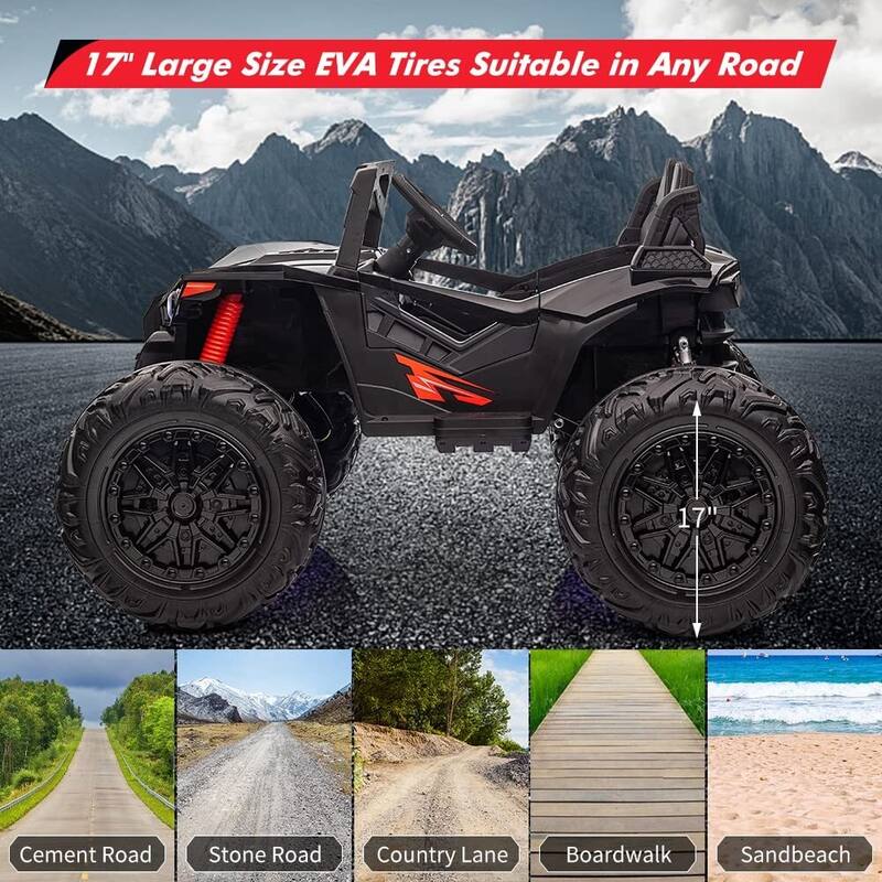 24V 10Ah 2 Seaters Ride on UTV with Remote Control