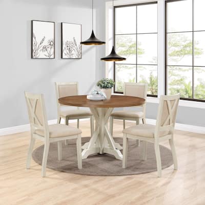 5 Piece Flower Dining Set