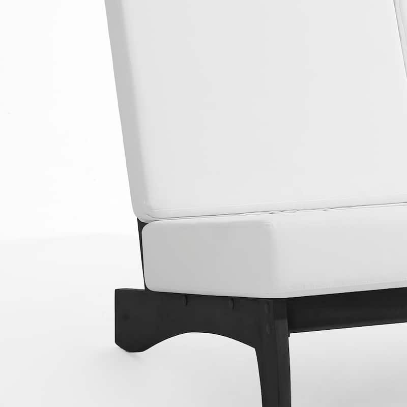 Outdoor Teak Wood Patio Loveseat with Cushions