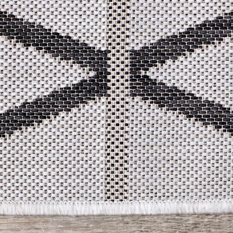 Jackson Collection - Grey Diamond Indoor/Outdoor Rug