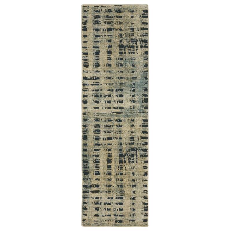 HomeRootsGeometric Modern Rectangle Area Rug