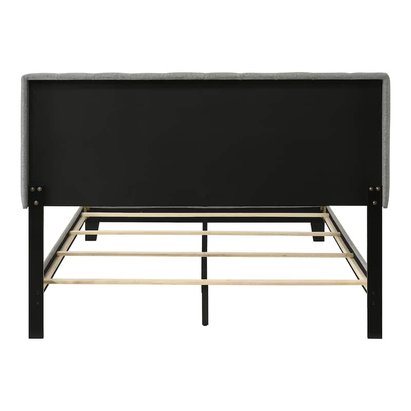 Furniture of America Merro Modern 3-Piece Solid Wood Bedroom Set with 2 Nightstands