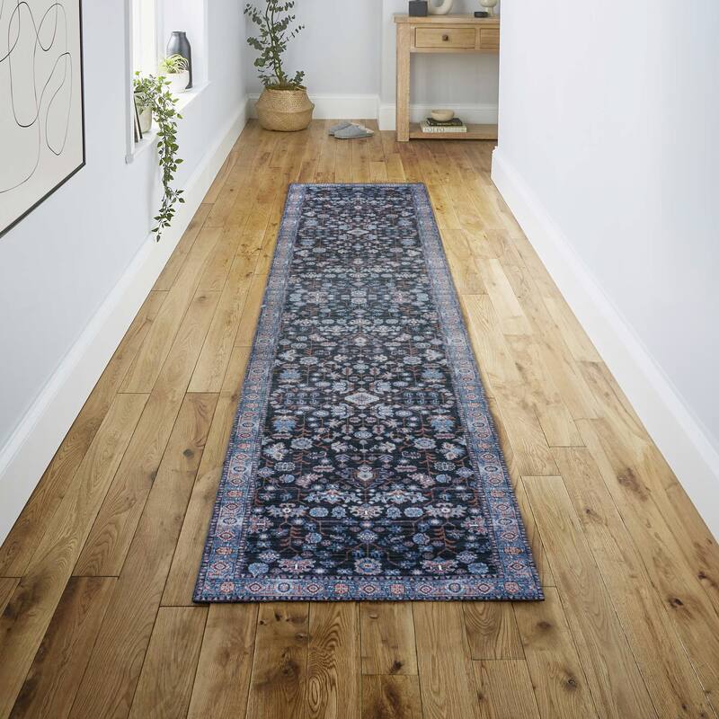 JONATHAN Y Cirali All-Over Persian Machine Washable Area Rug