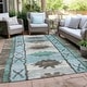preview thumbnail 1 of 84, Machine Washable Indoor/Outdoor Tribal Global Chantille Rug