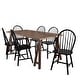 preview thumbnail 19 of 21, Ansley Farmhouse Cottage 7-piece Wood Dining Set by Christopher Knight Home