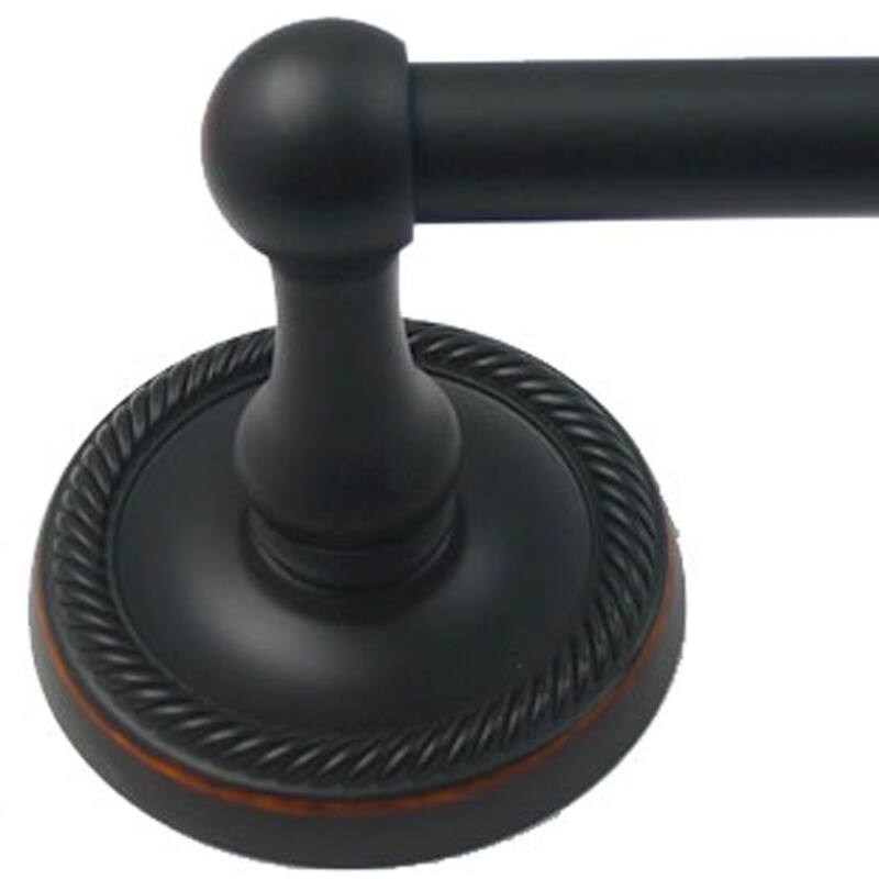Rusticware 18" Towel Bar with Backplate from the Riverside Collection - Oil Rubbed Bronze
