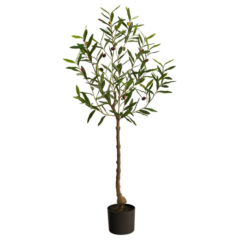 Artificial Olive Tree 4Ft - Faux Tree Indoor Decor