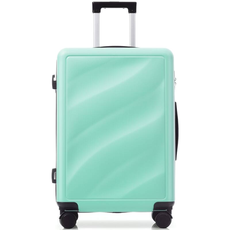 3-Piece, 20, 24, 28-Inch Modern Luggage Sets with Side Hooks and TSA Lock, for Boarding Travel, Green